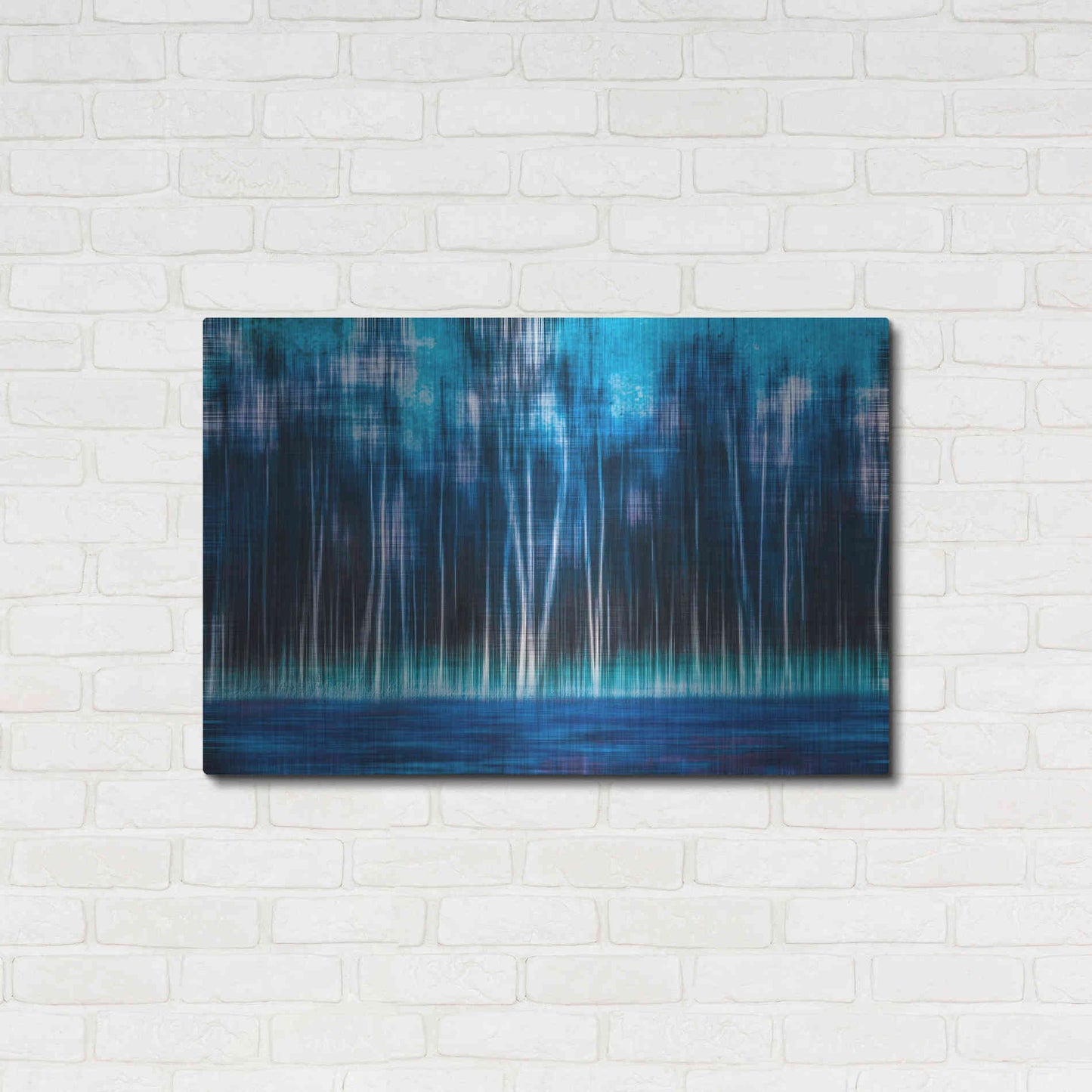 Luxe Metal Art 'Mystic Forest by Hannes Cmarits Metal Wall Art,36x24