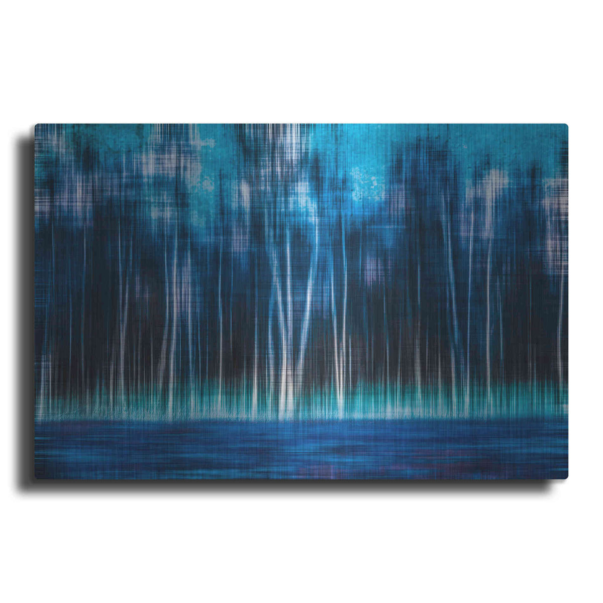 Luxe Metal Art 'Mystic Forest by Hannes Cmarits Metal Wall Art