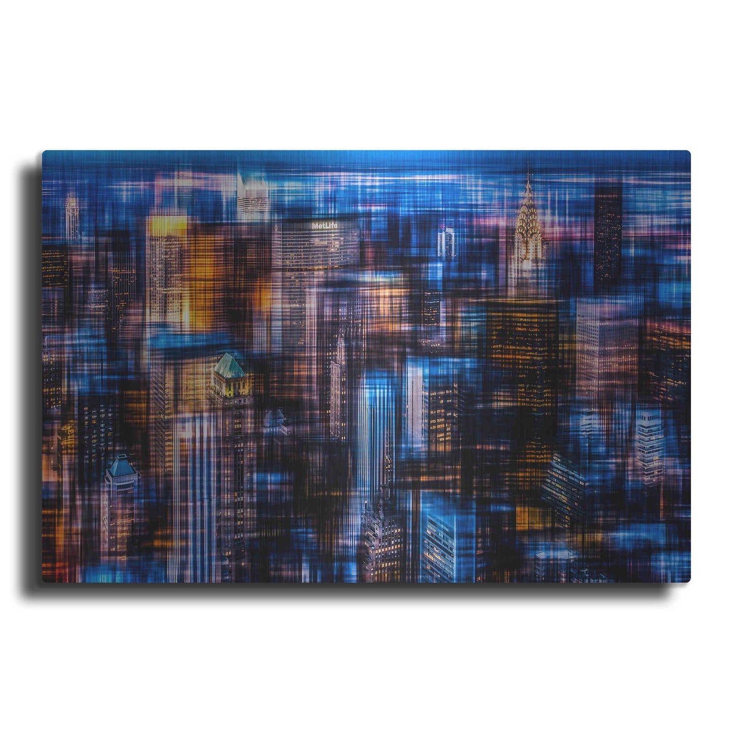 Luxe Metal Art 'Downtown II by Hannes Cmarits Metal Wall Art