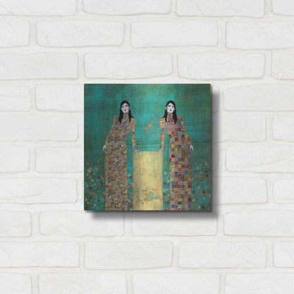 Luxe Metal Art 'Dale la Vueltas by Jose Cacho Metal Wall Art,12x12