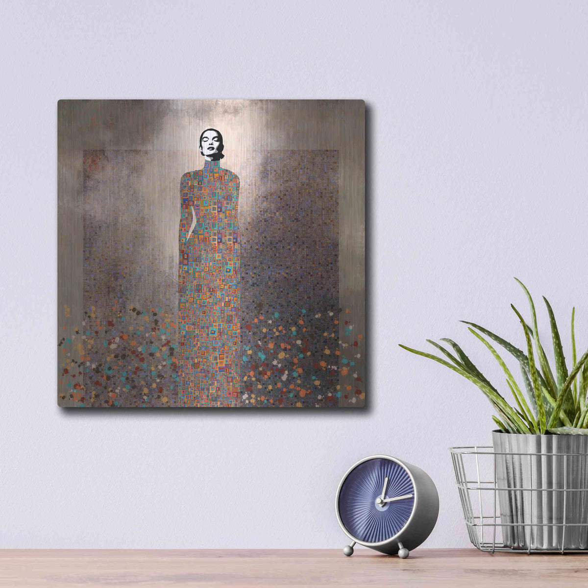 Luxe Metal Art 'Esta es mi Musica by Jose Cacho Metal Wall Art,12x12