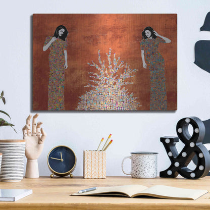 Luxe Metal Art 'La Fuente by Jose Cacho Metal Wall Art,16x12