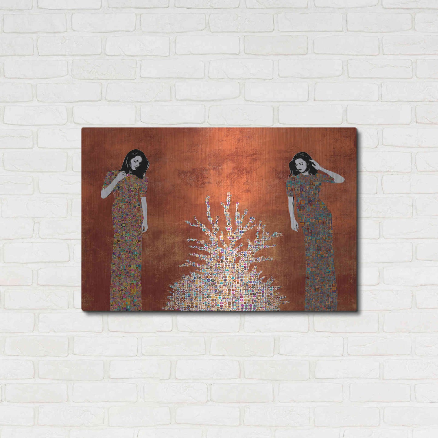 Luxe Metal Art 'La Fuente by Jose Cacho Metal Wall Art,36x24