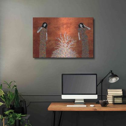 Luxe Metal Art 'La Fuente by Jose Cacho Metal Wall Art,36x24