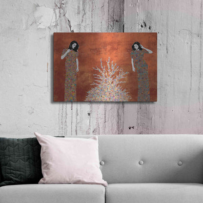 Luxe Metal Art 'La Fuente by Jose Cacho Metal Wall Art,36x24