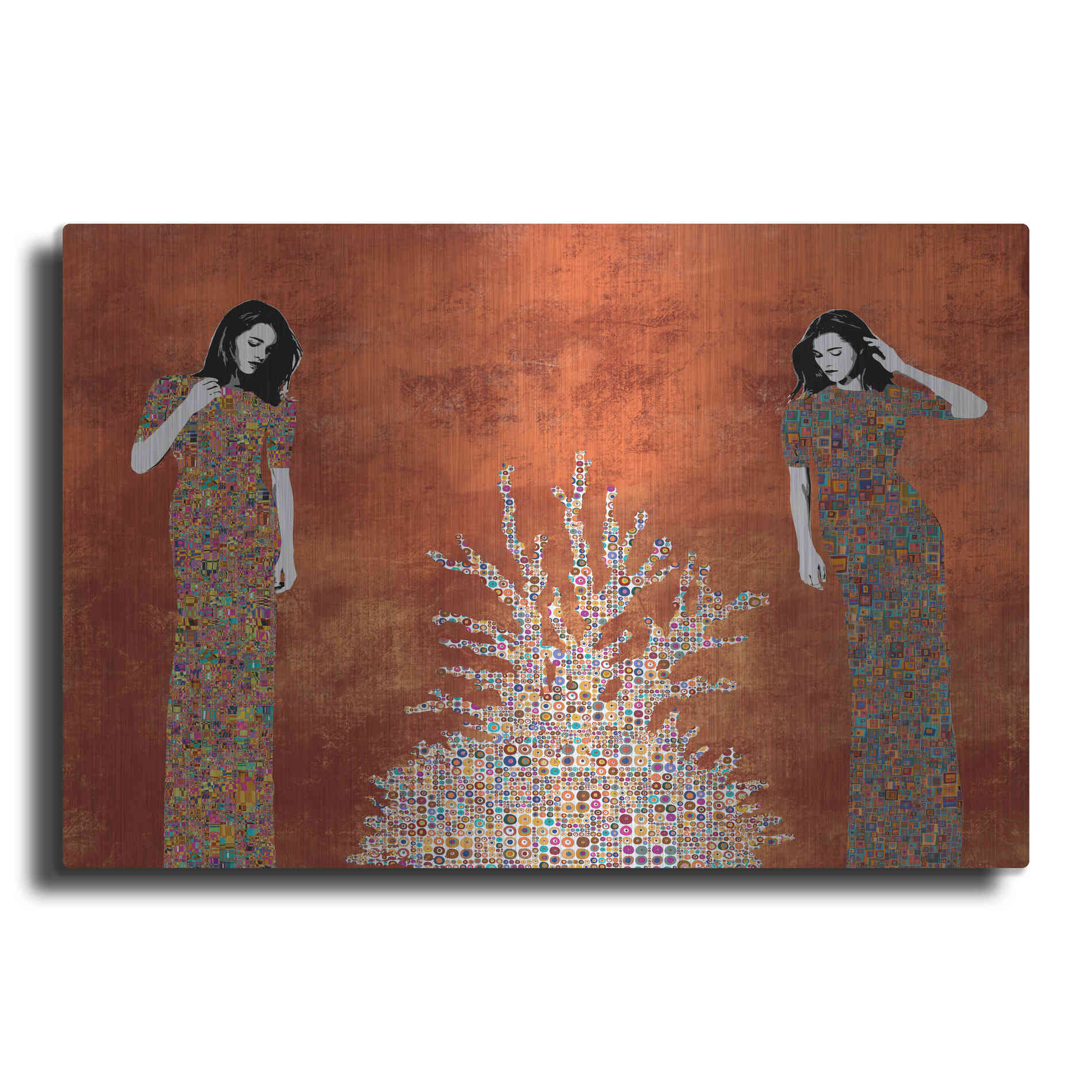 Luxe Metal Art 'La Fuente by Jose Cacho Metal Wall Art