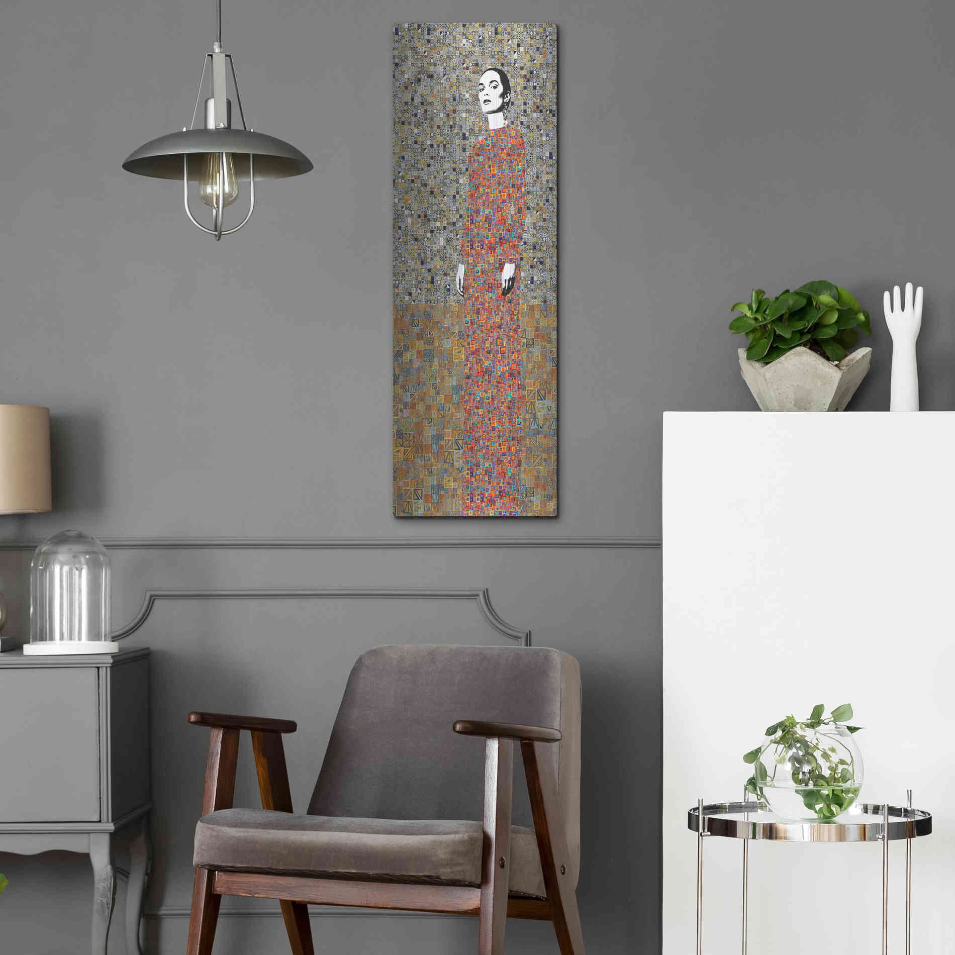 Luxe Metal Art 'La Liveracion del Pasado by Jose Cacho Metal Wall Art,12x36
