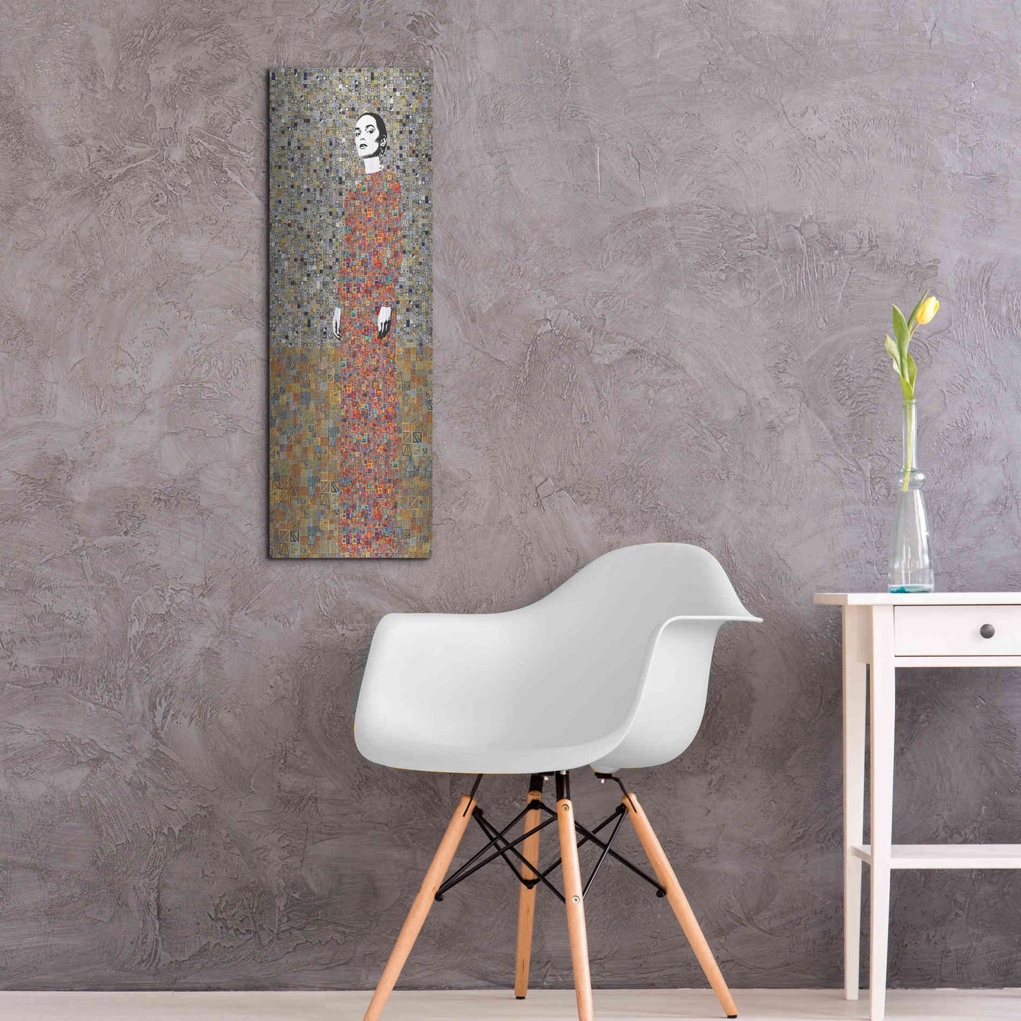 Luxe Metal Art 'La Liveracion del Pasado by Jose Cacho Metal Wall Art,12x36