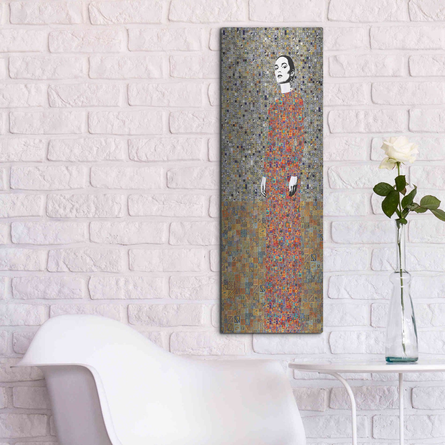 Luxe Metal Art 'La Liveracion del Pasado by Jose Cacho Metal Wall Art,12x36