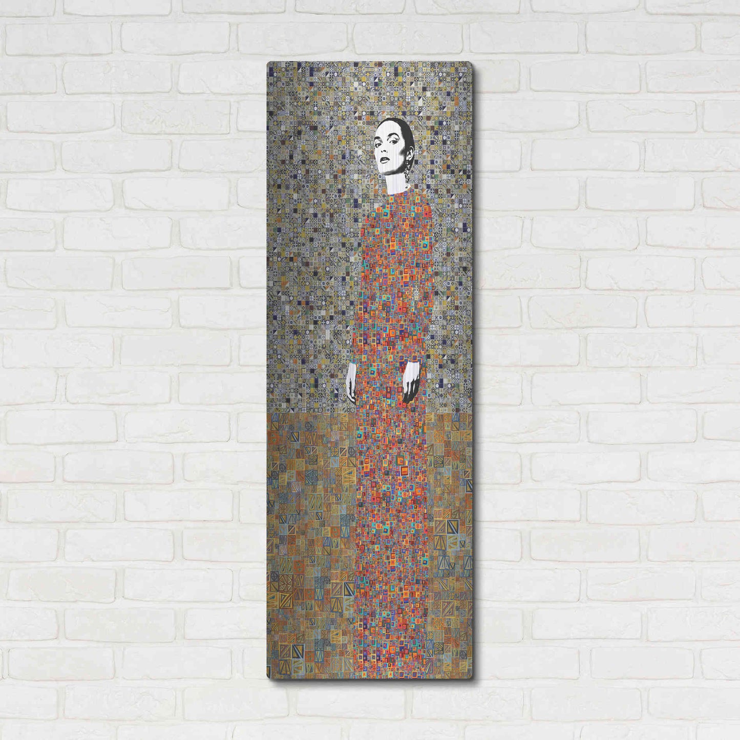 Luxe Metal Art 'La Liveracion del Pasado by Jose Cacho Metal Wall Art,16x48