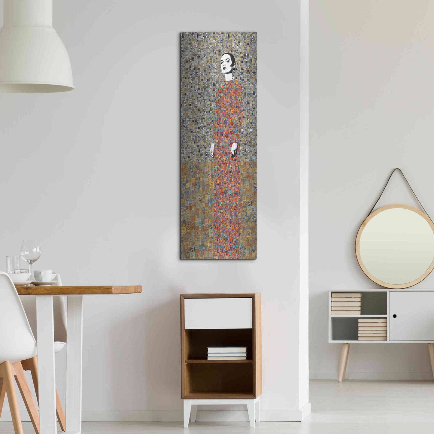 Luxe Metal Art 'La Liveracion del Pasado by Jose Cacho Metal Wall Art,16x48
