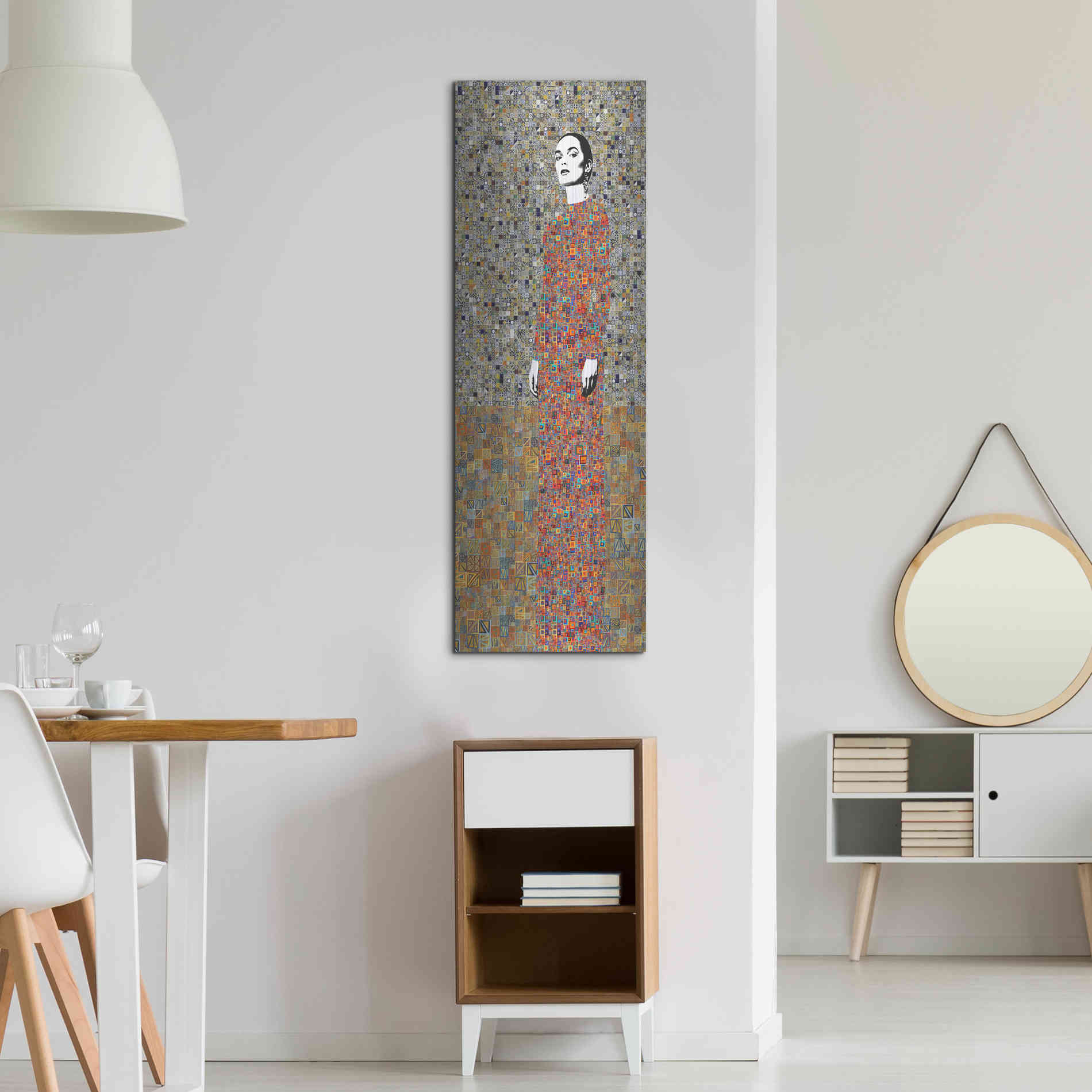 Luxe Metal Art 'La Liveracion del Pasado by Jose Cacho Metal Wall Art,16x48