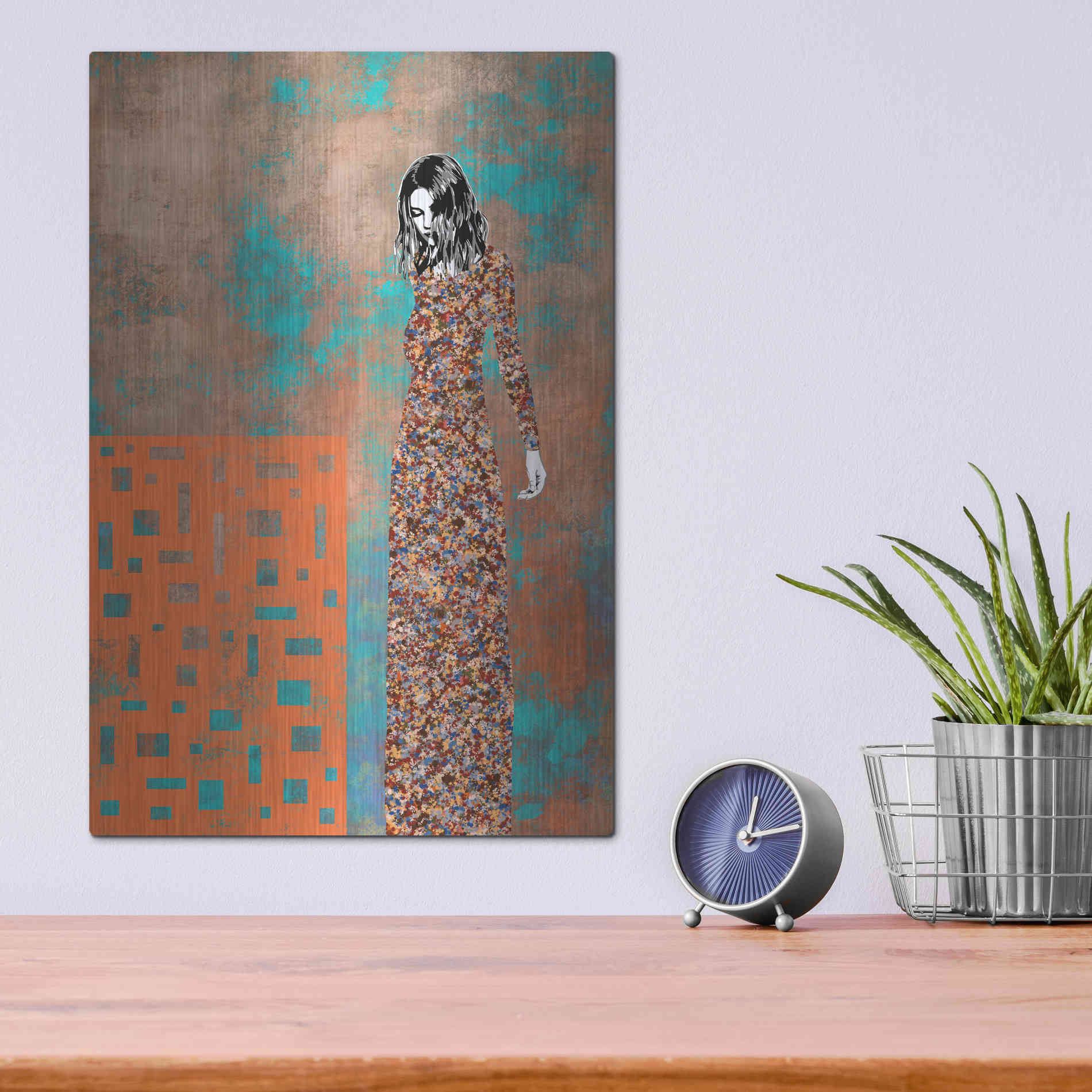Luxe Metal Art 'La Entrada by Jose Cacho Metal Wall Art,12x16