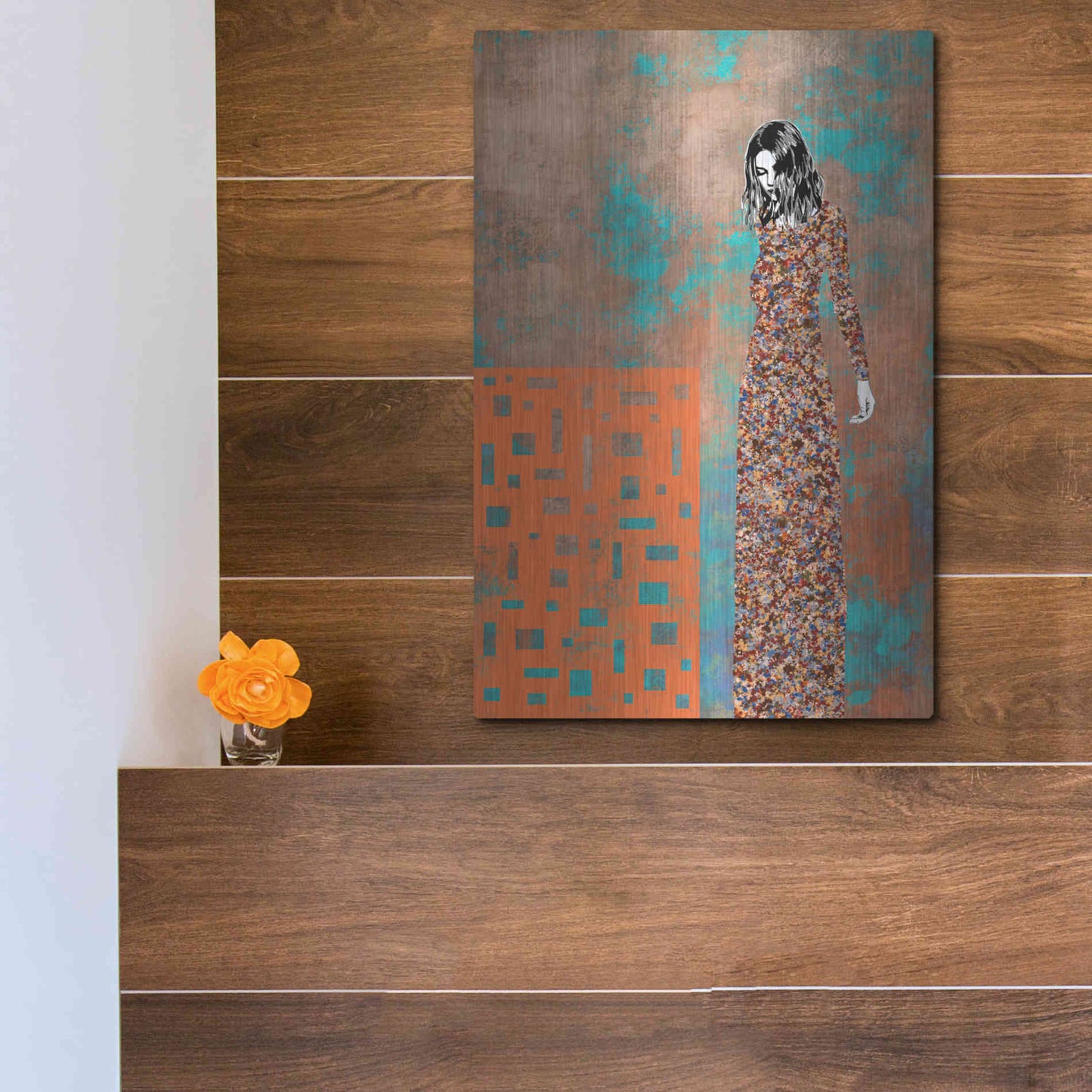 Luxe Metal Art 'La Entrada by Jose Cacho Metal Wall Art,12x16