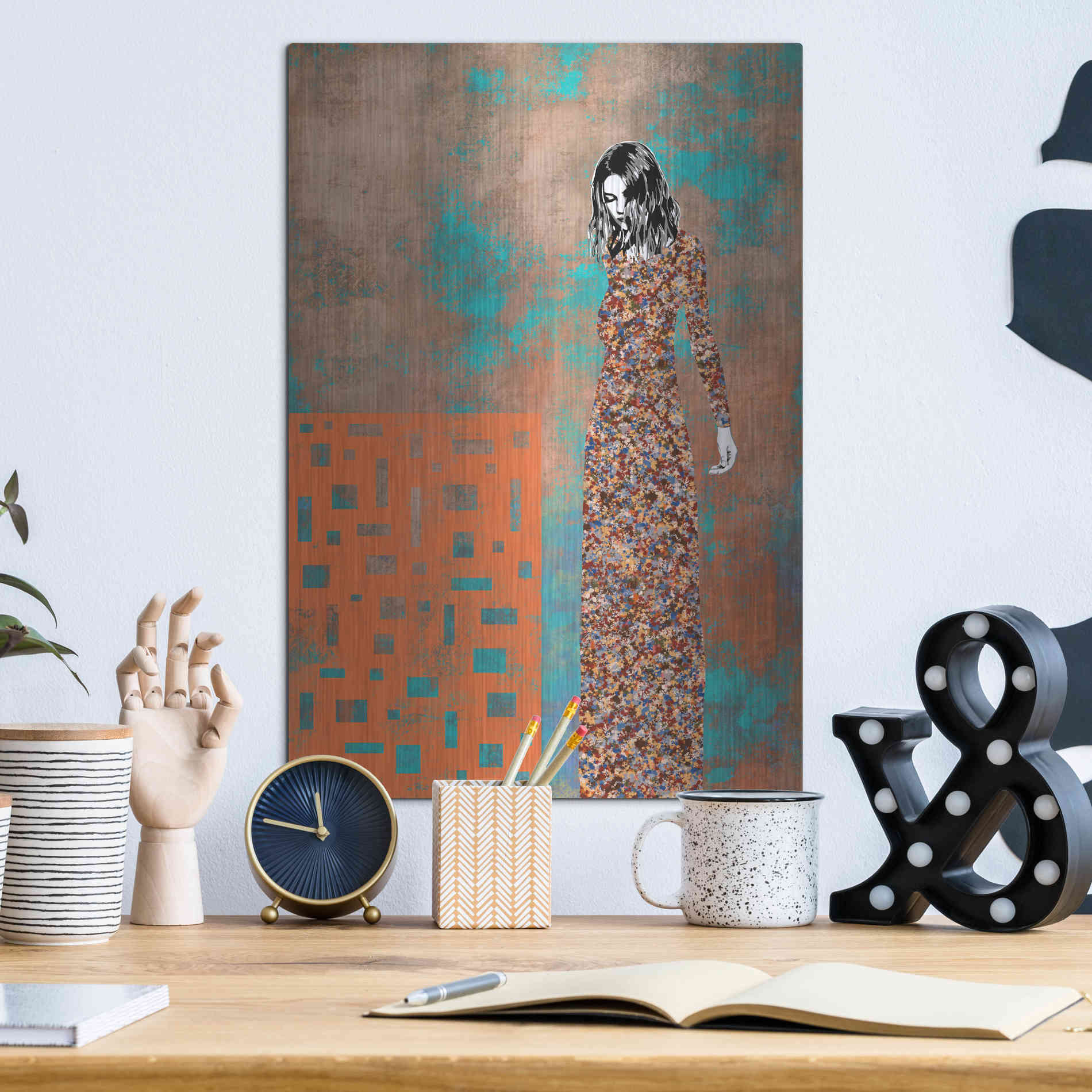 Luxe Metal Art 'La Entrada by Jose Cacho Metal Wall Art,12x16