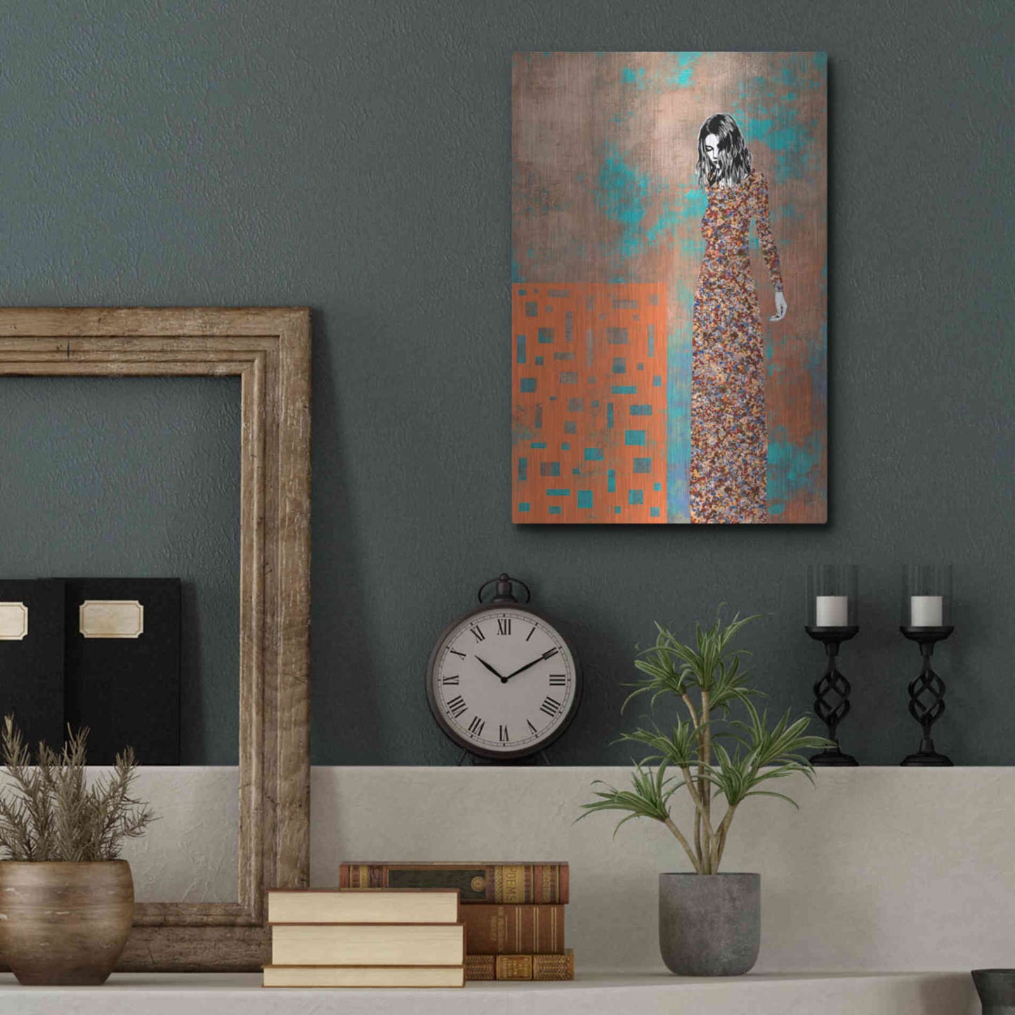 Luxe Metal Art 'La Entrada by Jose Cacho Metal Wall Art,12x16