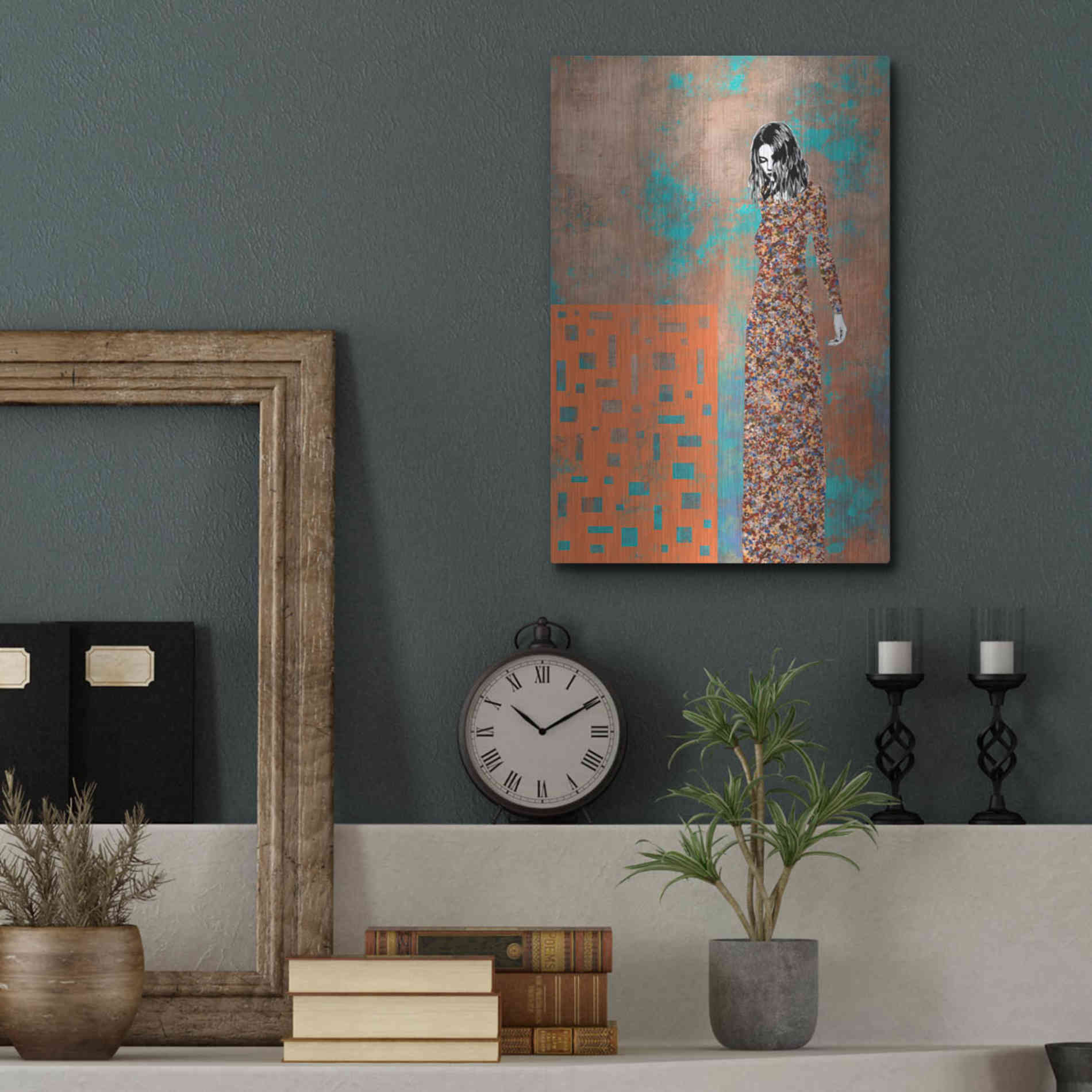 Luxe Metal Art 'La Entrada by Jose Cacho Metal Wall Art,12x16
