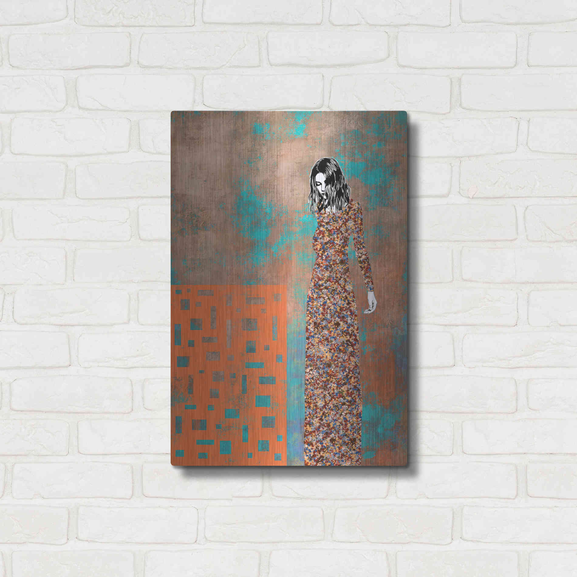 Luxe Metal Art 'La Entrada by Jose Cacho Metal Wall Art,16x24