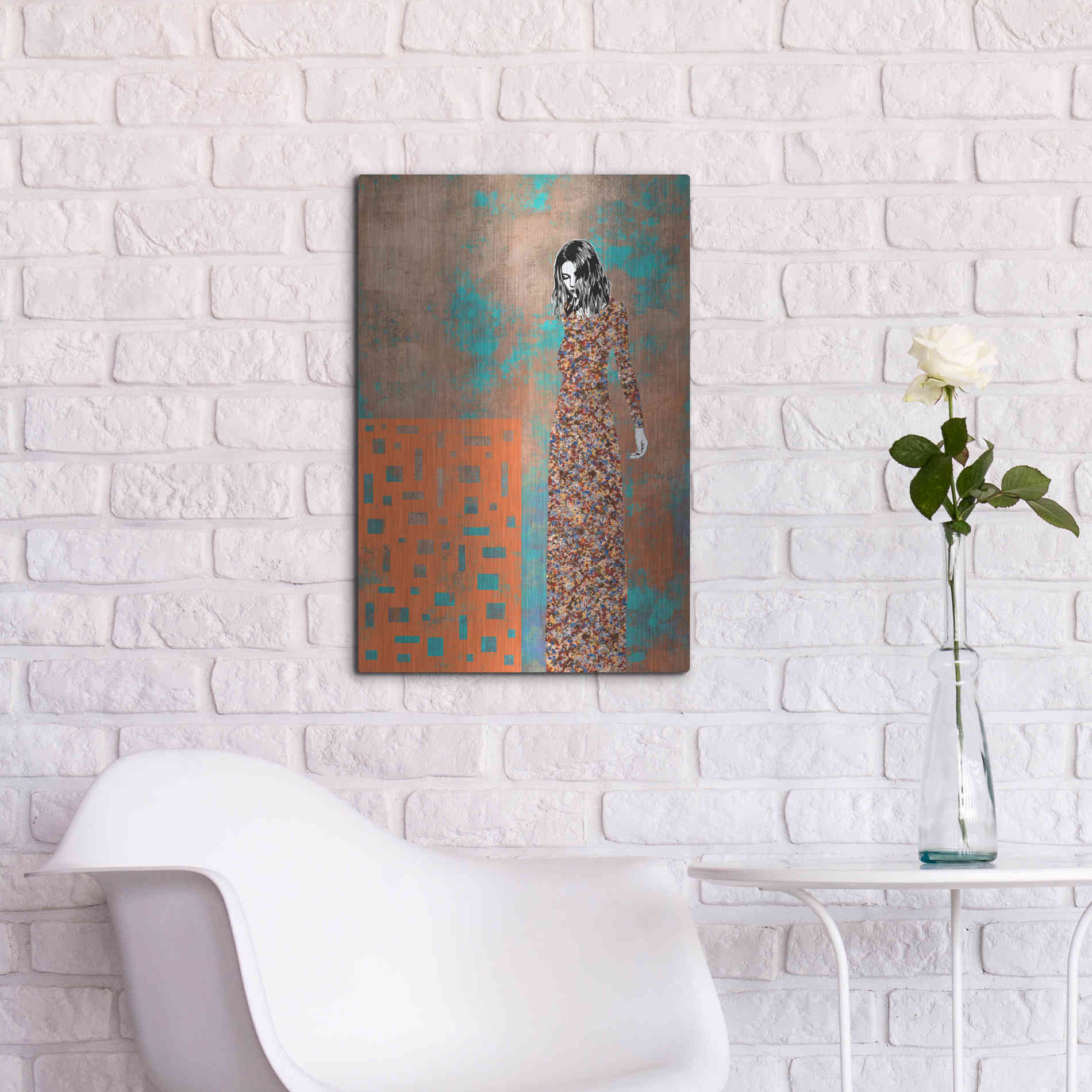 Luxe Metal Art 'La Entrada by Jose Cacho Metal Wall Art,16x24