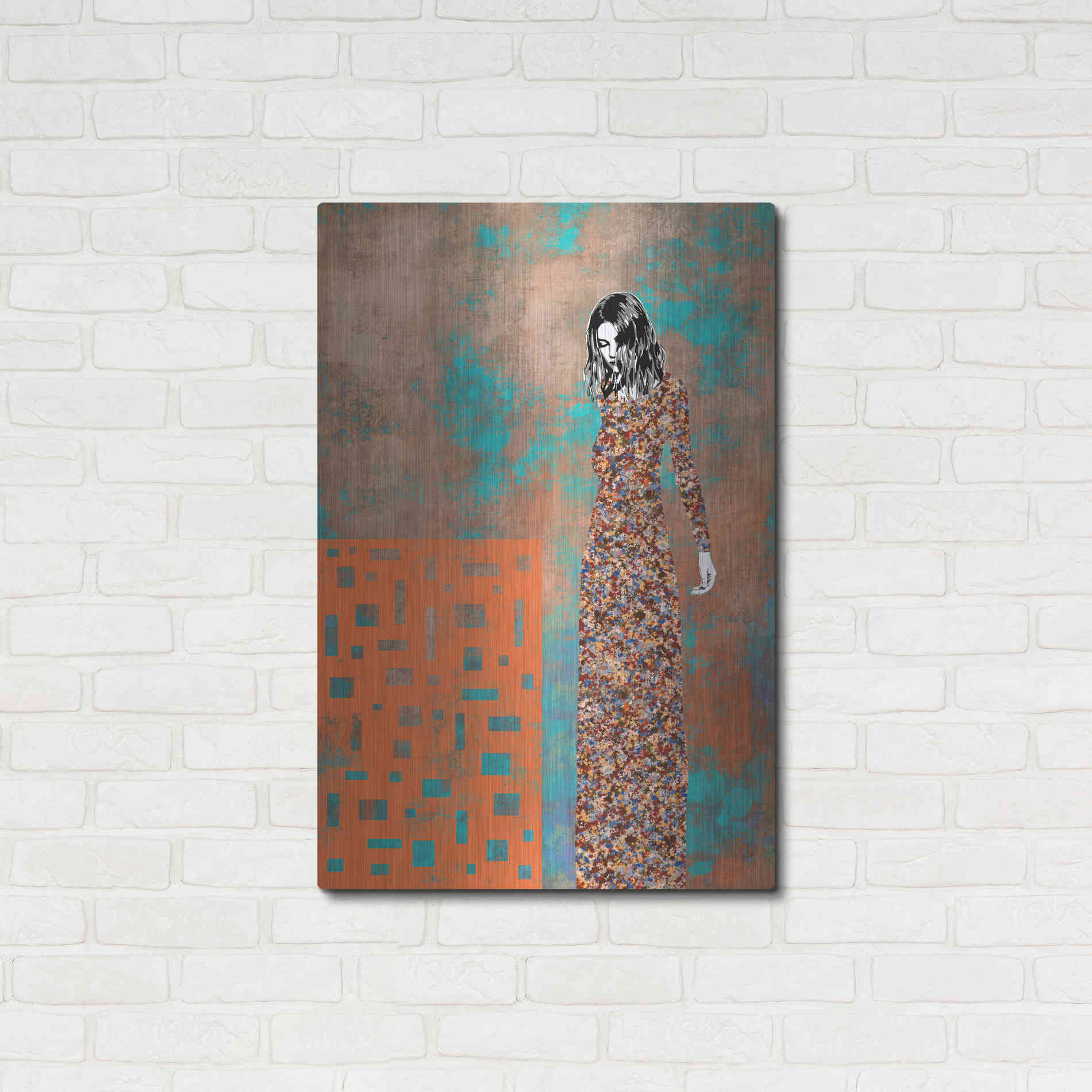 Luxe Metal Art 'La Entrada by Jose Cacho Metal Wall Art,24x36