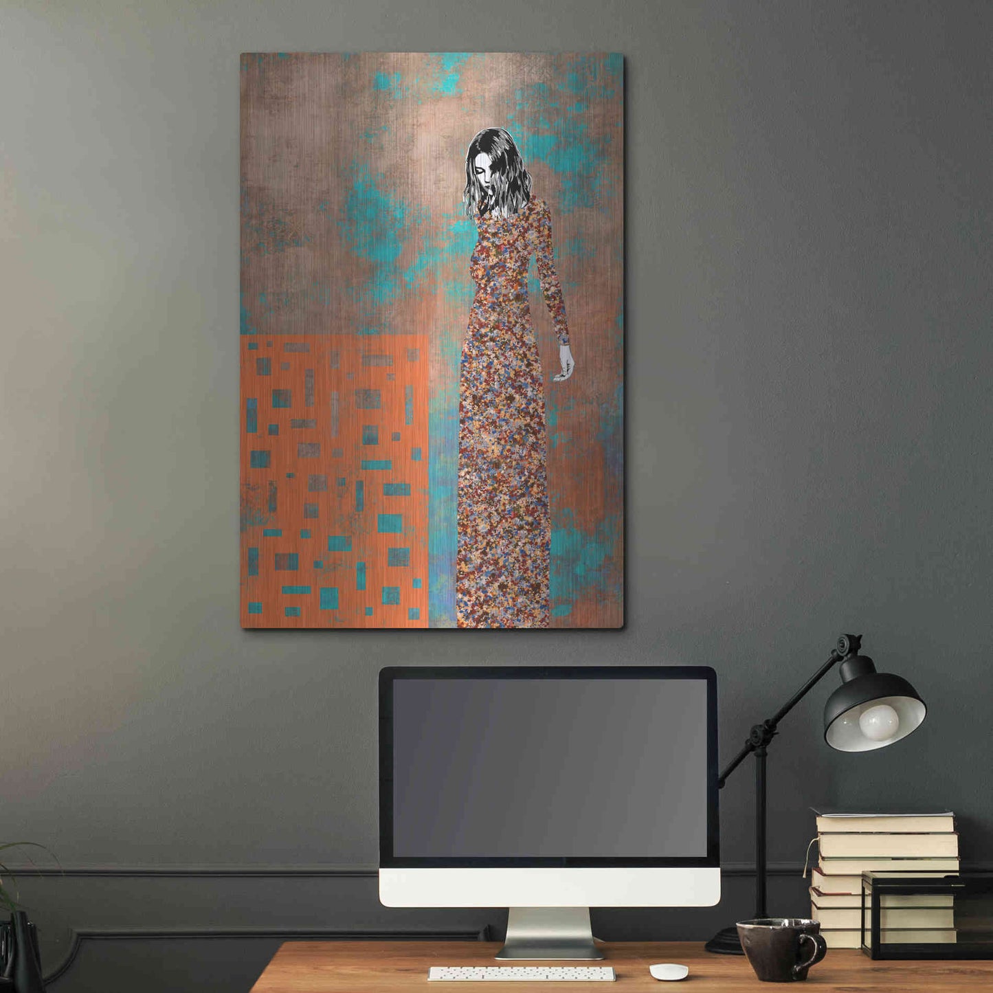 Luxe Metal Art 'La Entrada by Jose Cacho Metal Wall Art,24x36