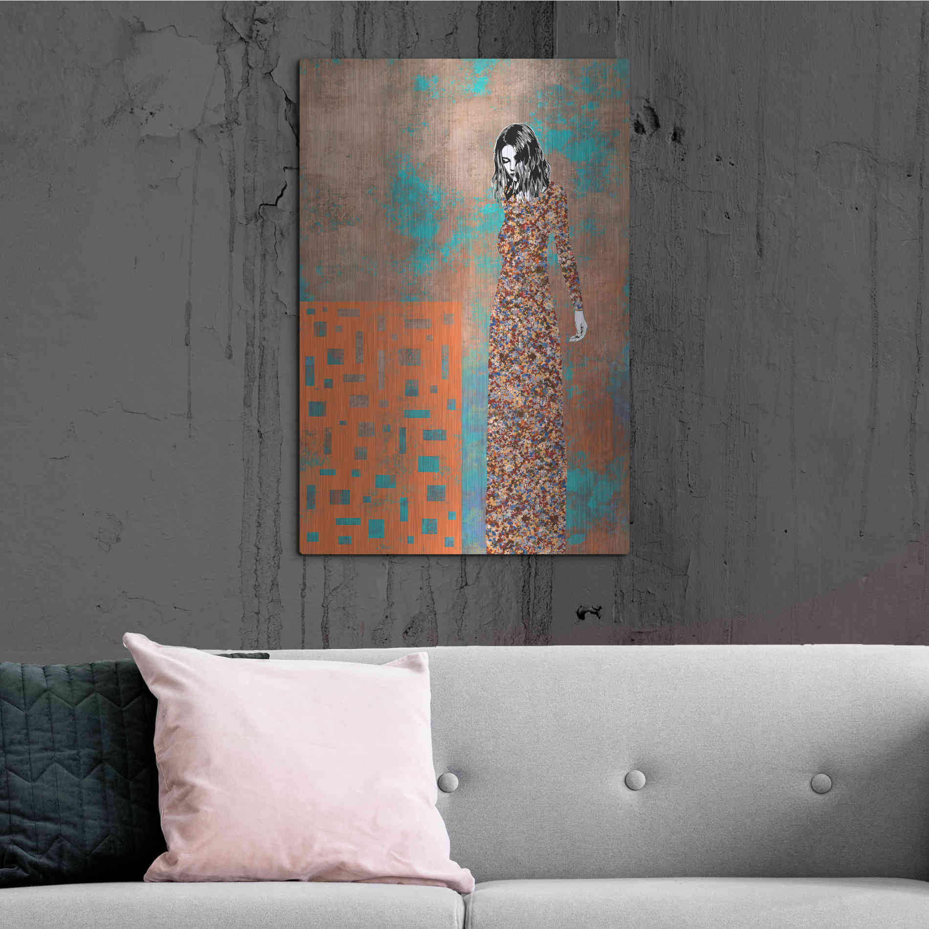 Luxe Metal Art 'La Entrada by Jose Cacho Metal Wall Art,24x36