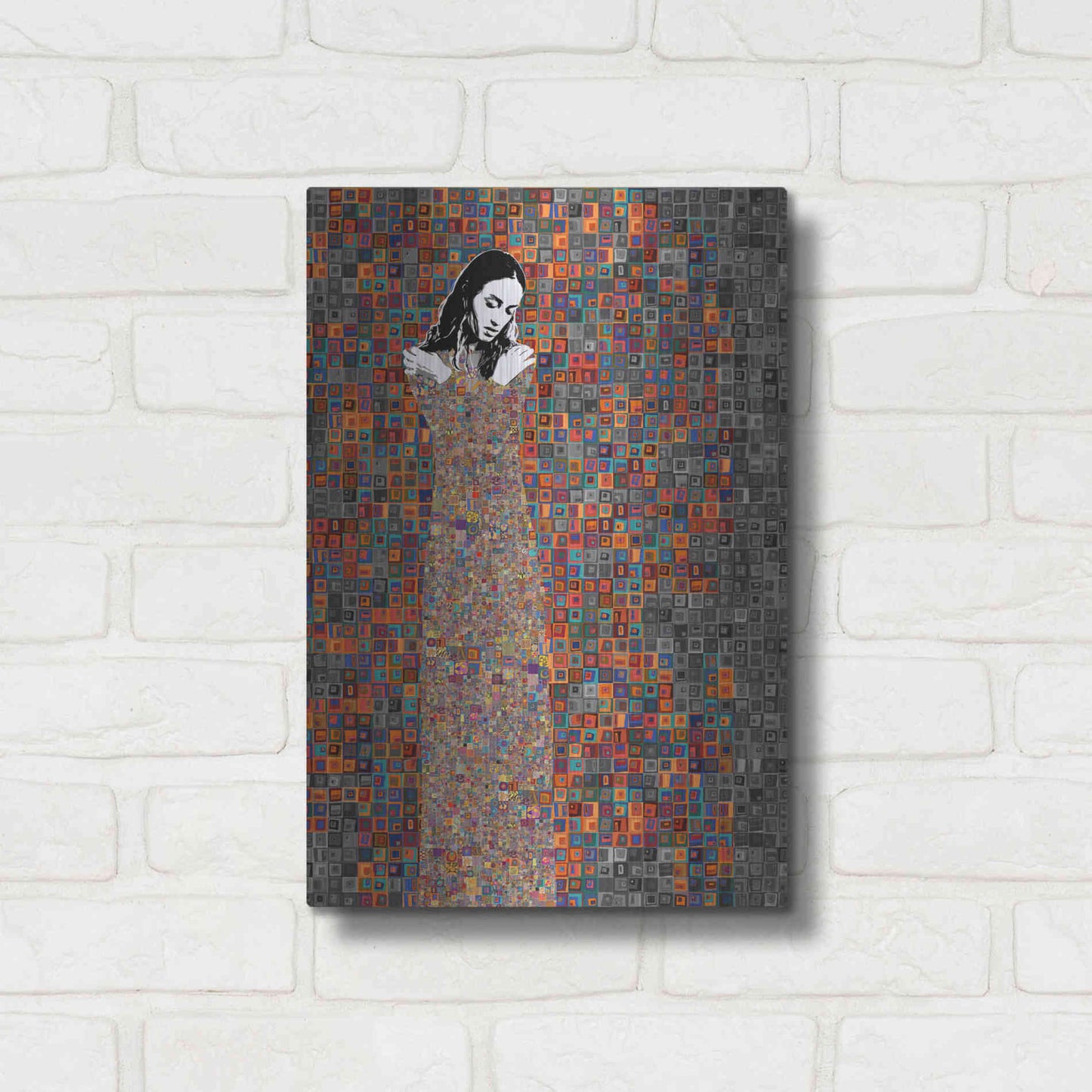 Luxe Metal Art 'El Abrazo by Jose Cacho Metal Wall Art,12x16