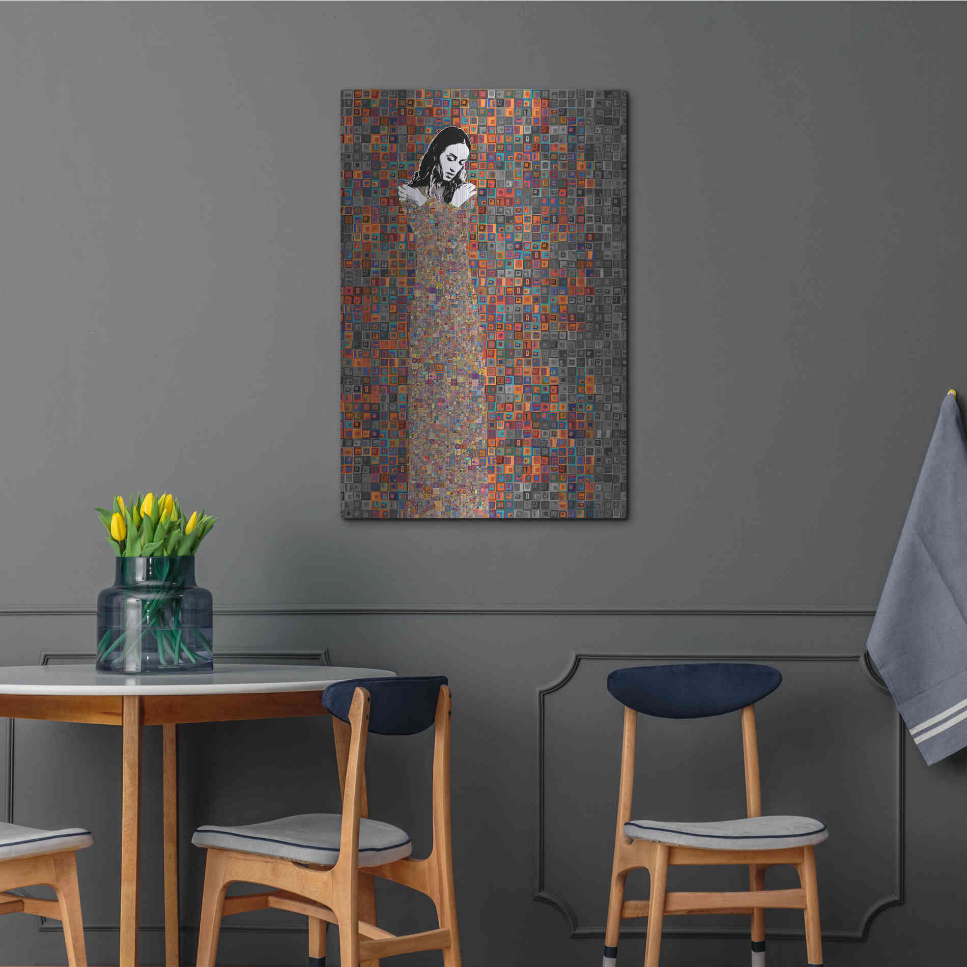 Luxe Metal Art 'El Abrazo by Jose Cacho Metal Wall Art,24x36