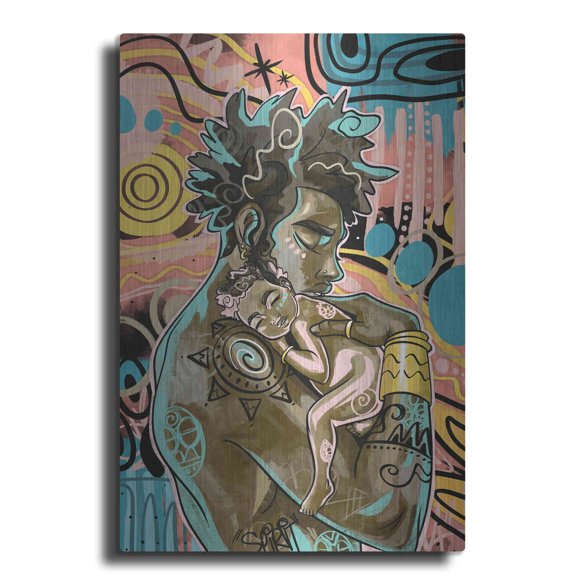 Luxe Metal Art 'The Brightest by Justin Copeland Metal Wall Art