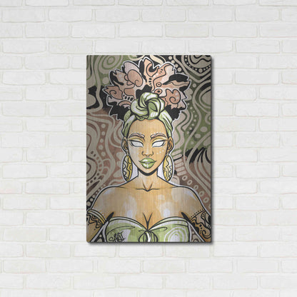 Luxe Metal Art 'Nailah by Justin Copeland Metal Wall Art,24x36