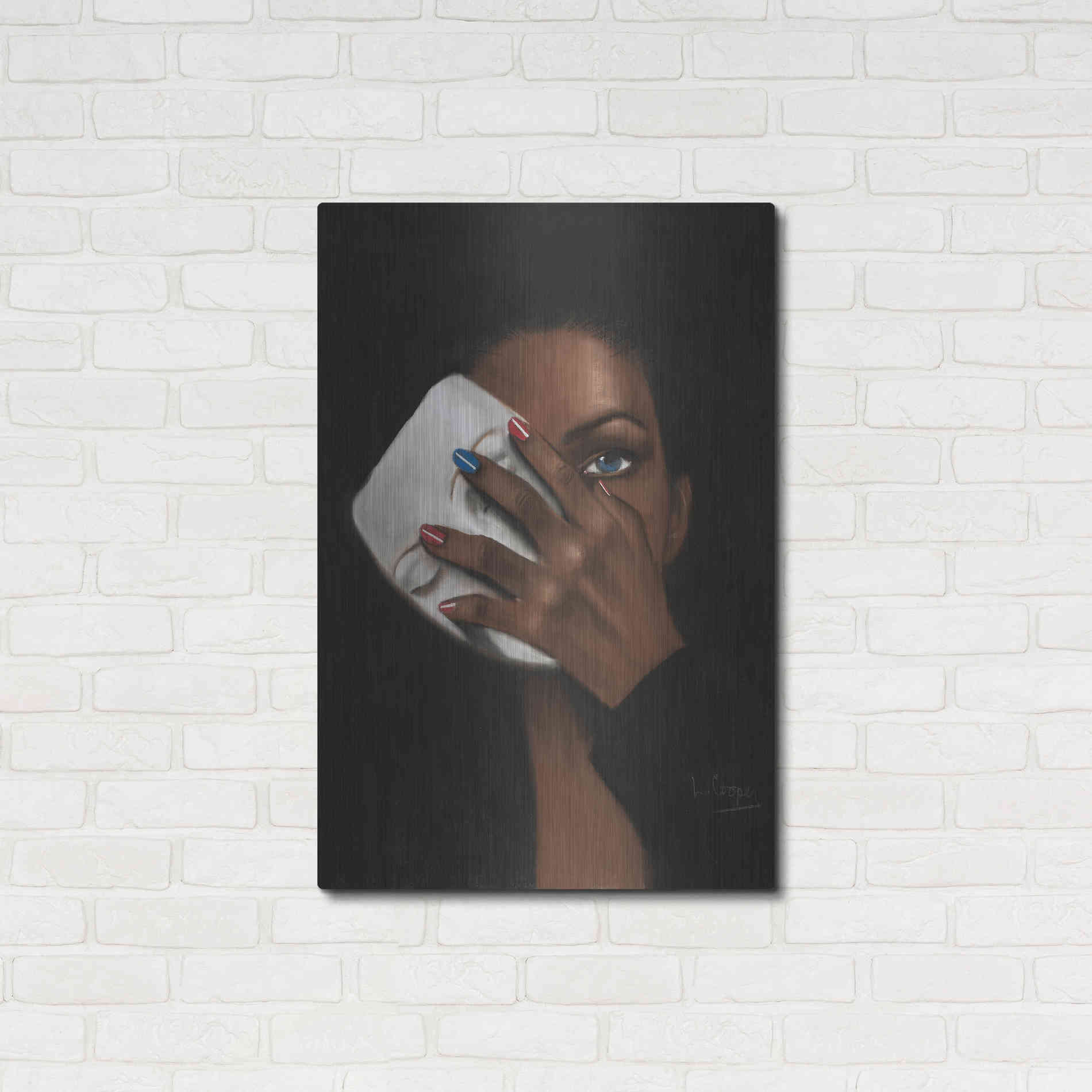 Luxe Metal Art 'In Justice for All by Laurie Cooper Metal Wall Art,24x36