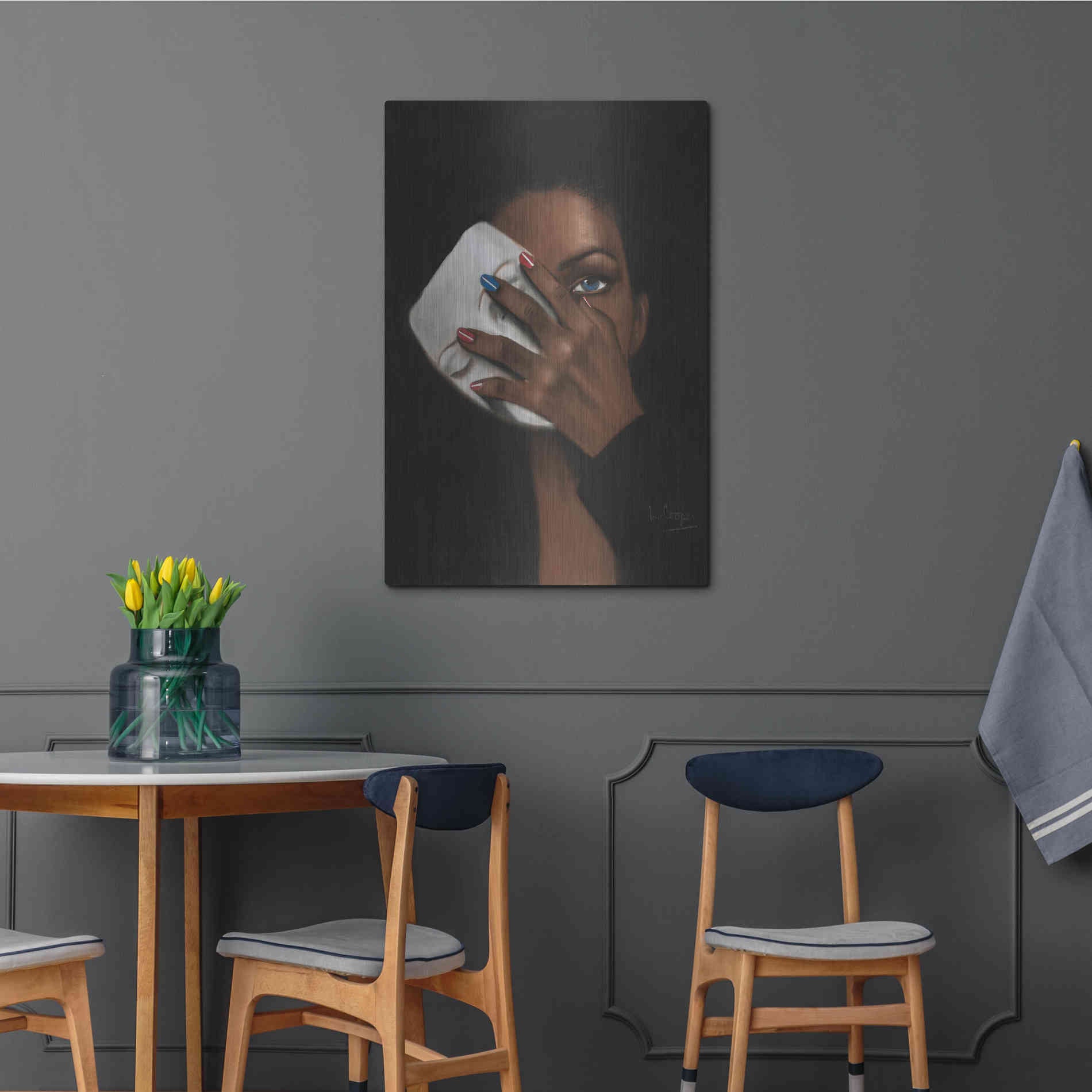 Luxe Metal Art 'In Justice for All by Laurie Cooper Metal Wall Art,24x36