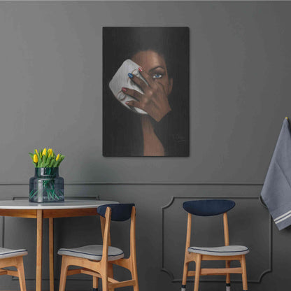 Luxe Metal Art 'In Justice for All by Laurie Cooper Metal Wall Art,24x36