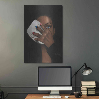 Luxe Metal Art 'In Justice for All by Laurie Cooper Metal Wall Art,24x36