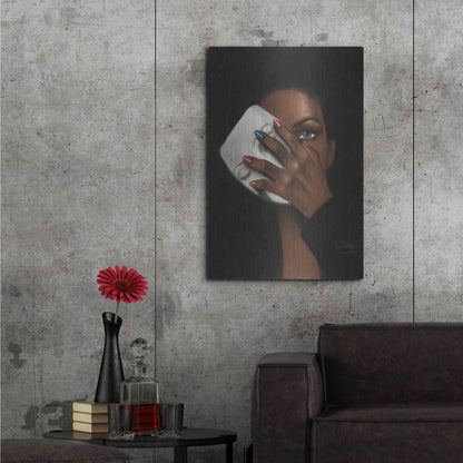 Luxe Metal Art 'In Justice for All by Laurie Cooper Metal Wall Art,24x36