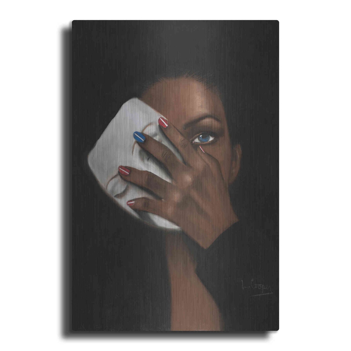 Luxe Metal Art 'In Justice for All by Laurie Cooper Metal Wall Art