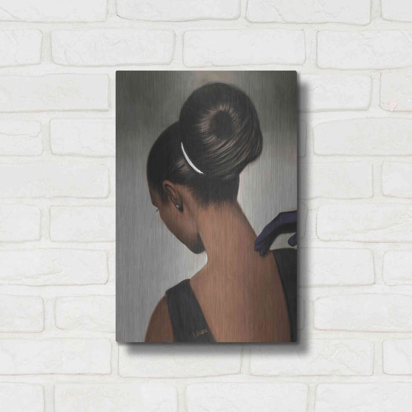 Luxe Metal Art 'Elegance by Laurie Cooper Metal Wall Art,12x16