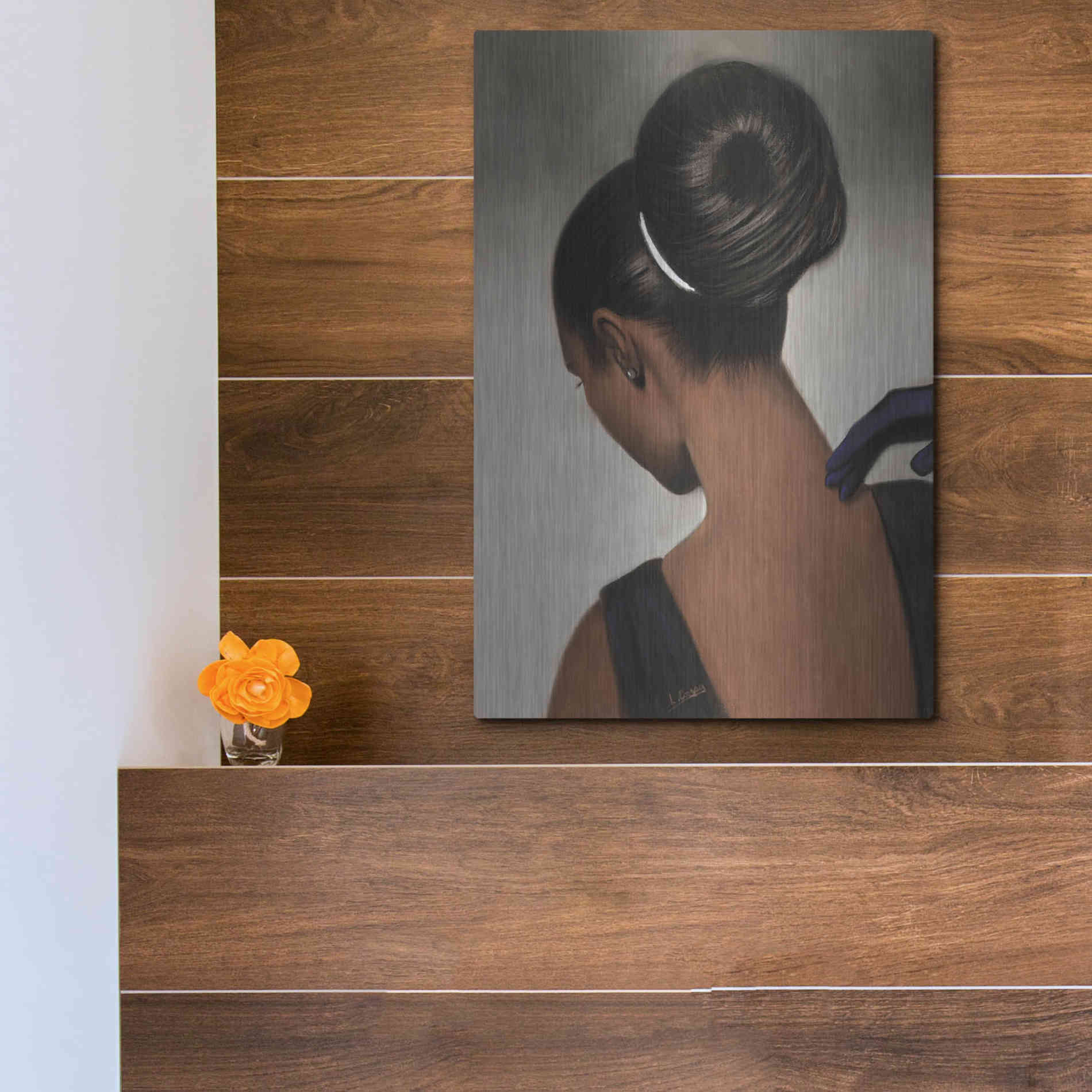 Luxe Metal Art 'Elegance by Laurie Cooper Metal Wall Art,12x16