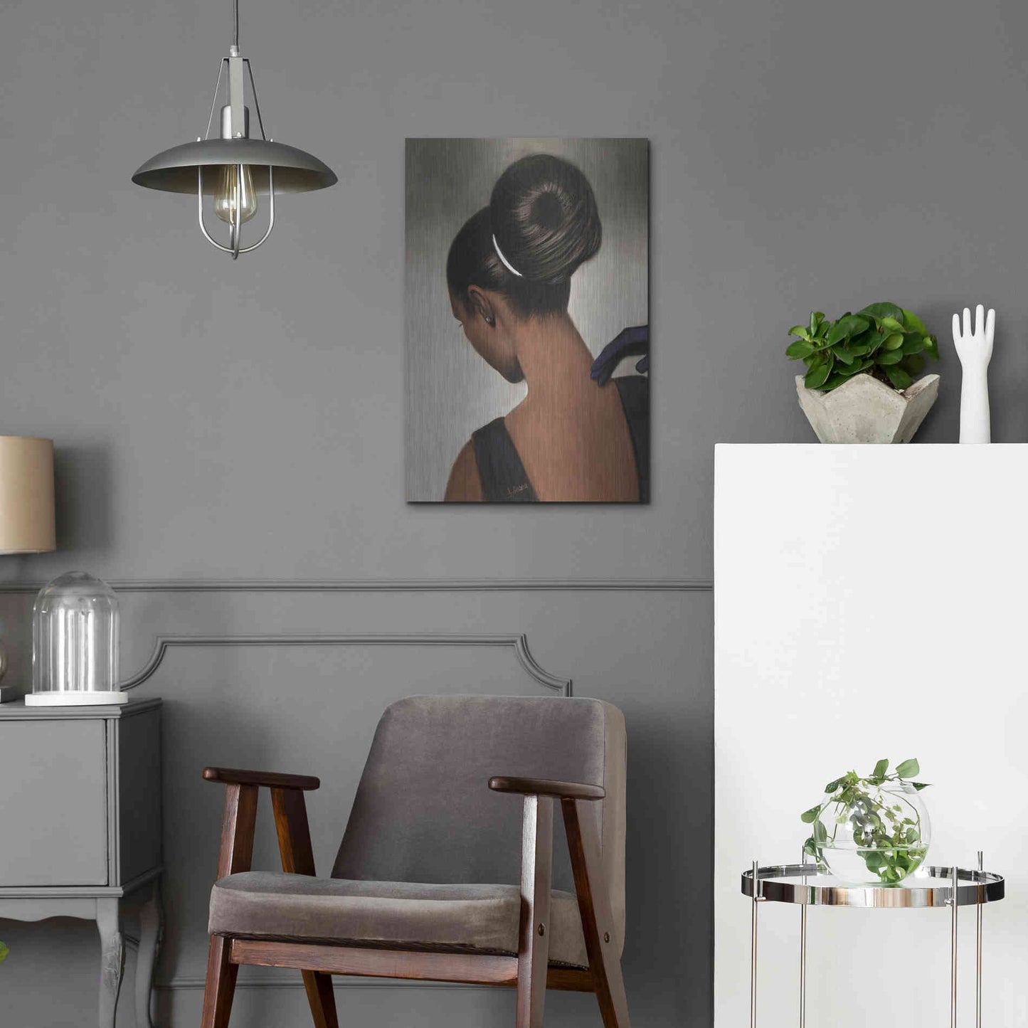 Luxe Metal Art 'Elegance by Laurie Cooper Metal Wall Art,16x24