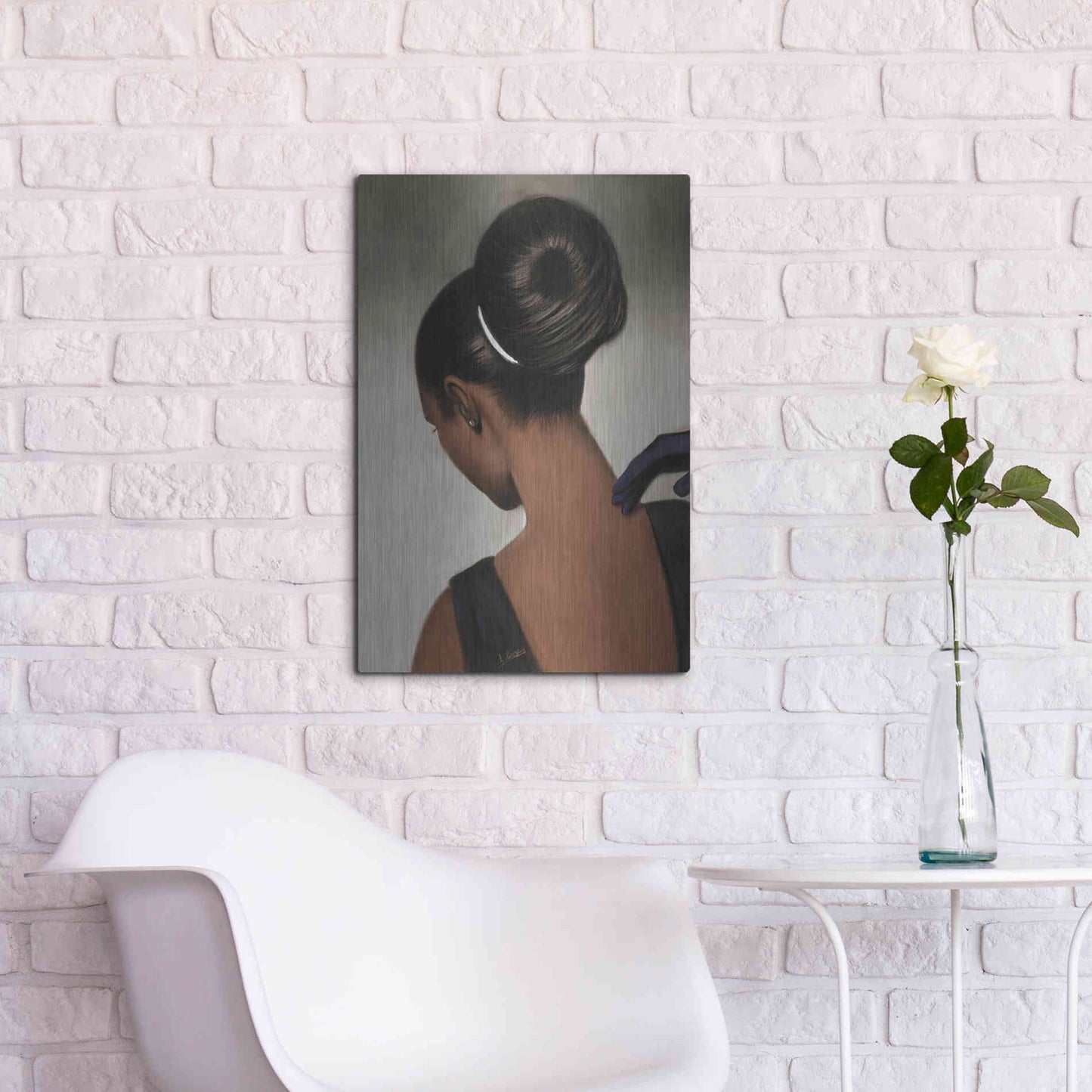 Luxe Metal Art 'Elegance by Laurie Cooper Metal Wall Art,16x24