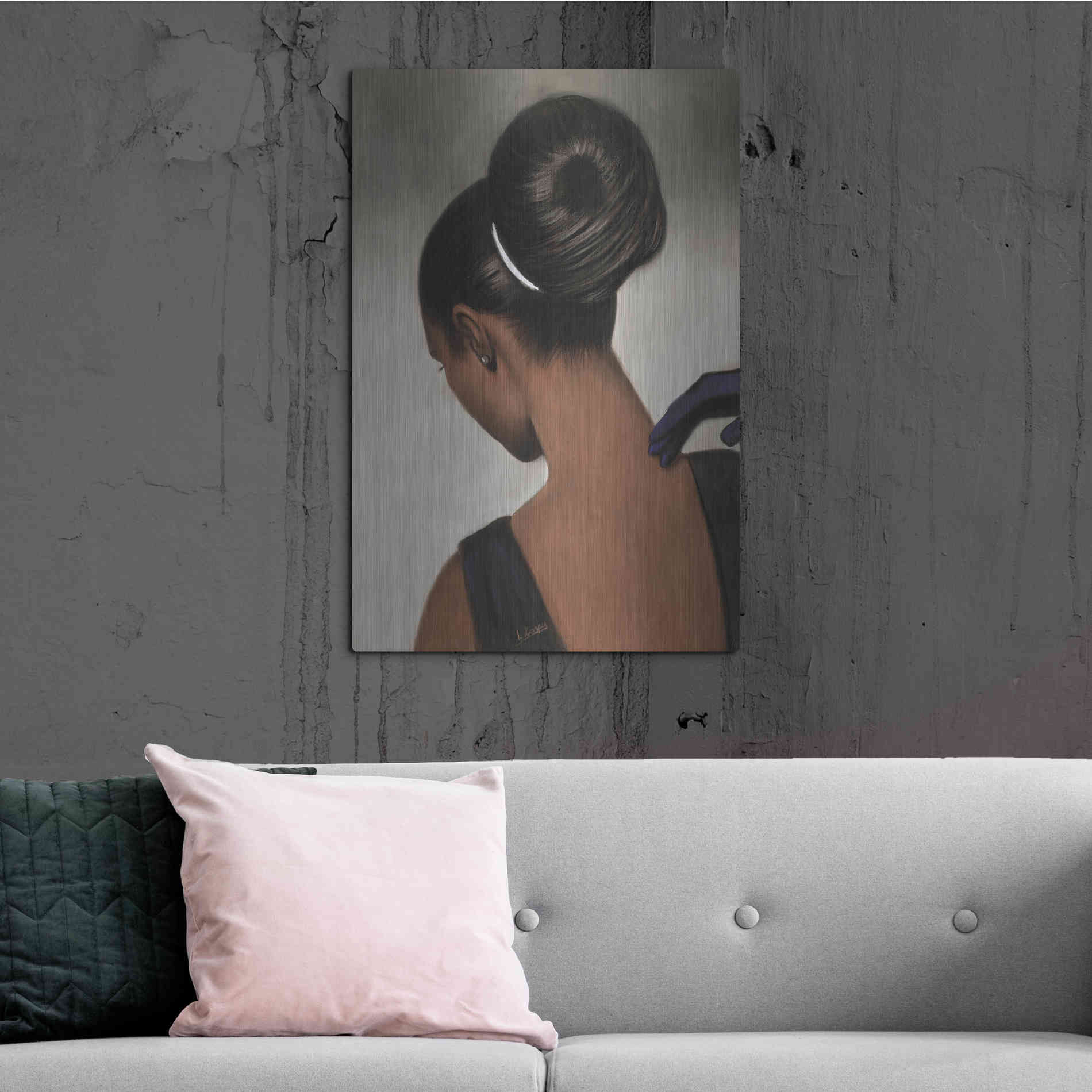 Luxe Metal Art 'Elegance by Laurie Cooper Metal Wall Art,24x36