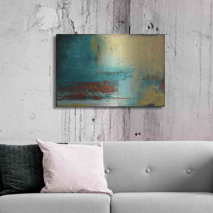 Luxe Metal Art  'Distant Limit' by Erin Ashley, Metal Wall Art,36x24