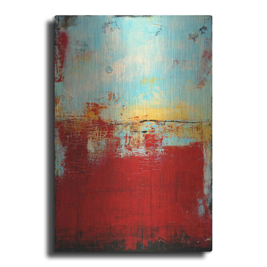 Luxe Metal Art  'Red Alaskan' by Erin Ashley, Metal Wall Art