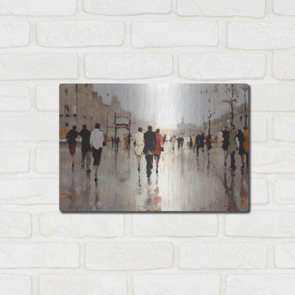 Luxe Metal Art  'Lone Lilly'  by Lorraine Christie, Metal Wall Art,16x12