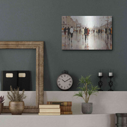 Luxe Metal Art  'Lone Lilly'  by Lorraine Christie, Metal Wall Art,16x12
