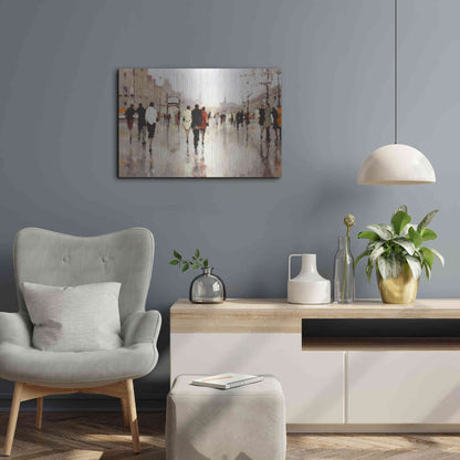 Luxe Metal Art  'Lone Lilly'  by Lorraine Christie, Metal Wall Art,24x16