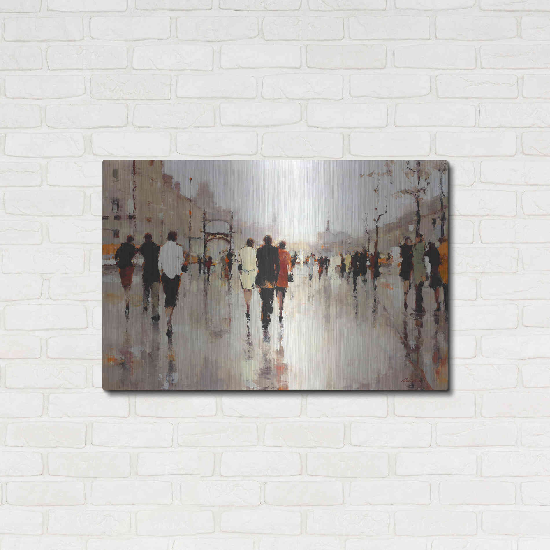 Luxe Metal Art  'Lone Lilly'  by Lorraine Christie, Metal Wall Art,36x24