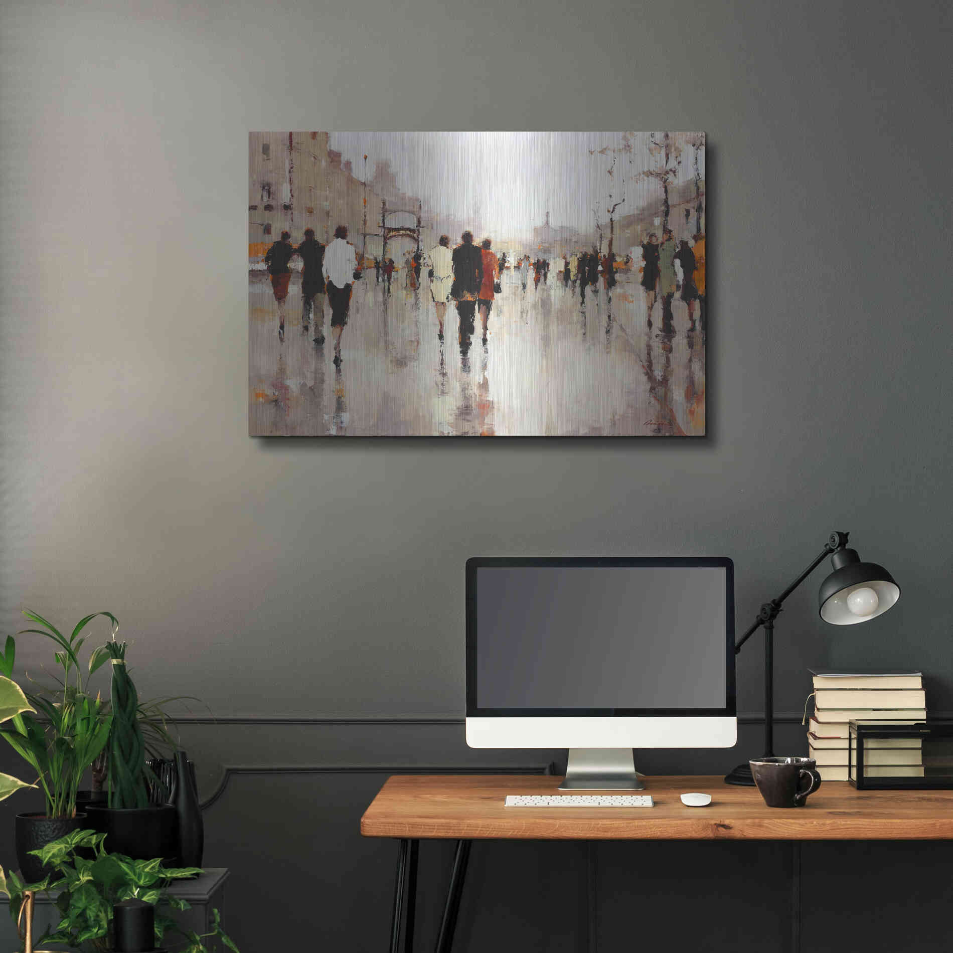 Luxe Metal Art  'Lone Lilly'  by Lorraine Christie, Metal Wall Art,36x24