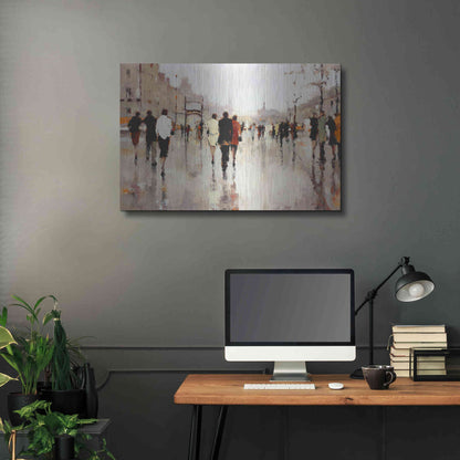 Luxe Metal Art  'Lone Lilly'  by Lorraine Christie, Metal Wall Art,36x24