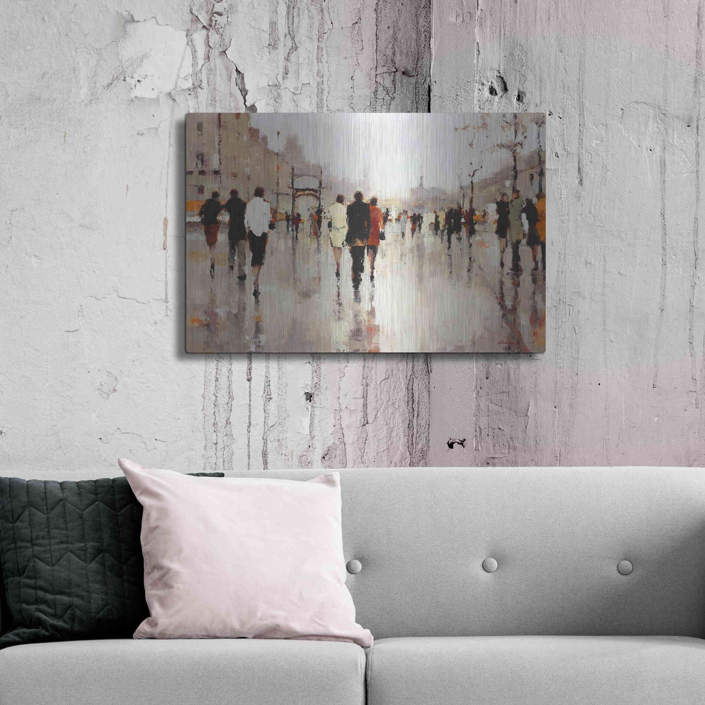 Luxe Metal Art  'Lone Lilly'  by Lorraine Christie, Metal Wall Art,36x24